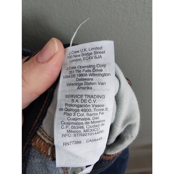 Madewell Women’s Size 26 9” High Rise Medium Wash Blue Ankle Length Jeans - Picture 10 of 10